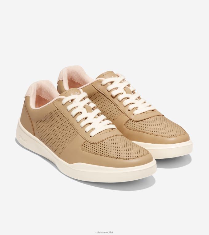 Men Starfish-Beige Vachetta-Egret Cole Haan Grand Crosscourt Modern Tennis Sneaker 2R0V2342
