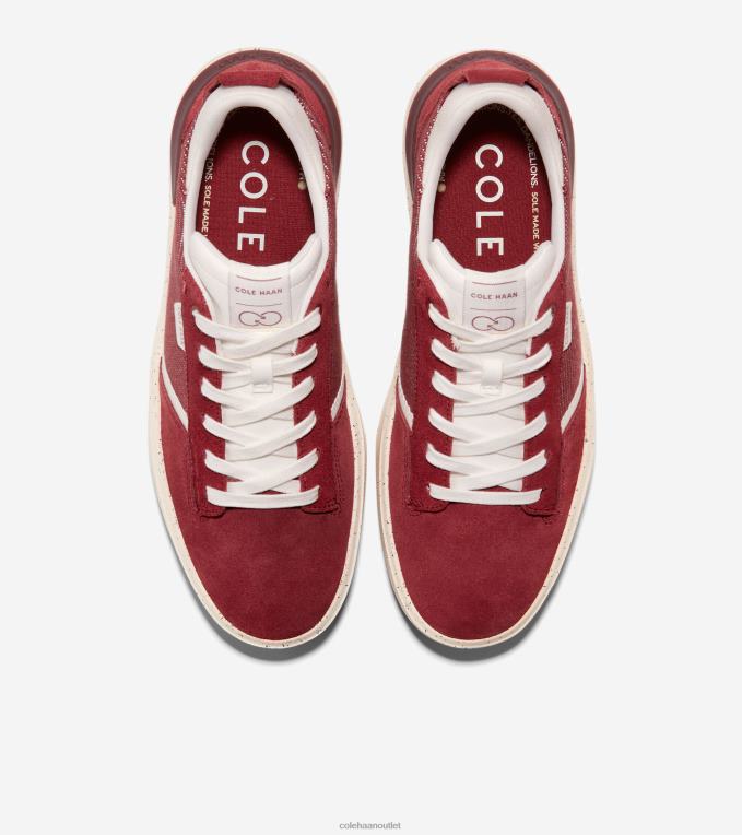 Men Syrah-Ivory Cole Haan GrandPrO Crew Sneaker 2R0V2305