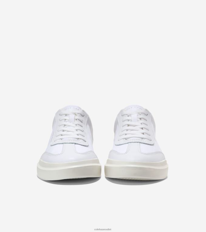 Men White Cole Haan GrandPrO Rally T-toe Sneaker 2R0V2351