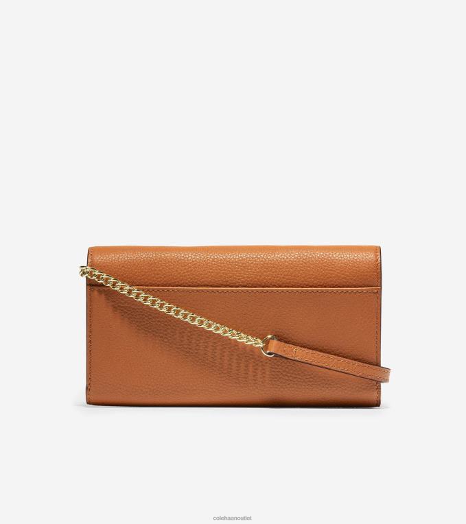 Women British Tan Cole Haan Wallet on a Chain 2R0V2495