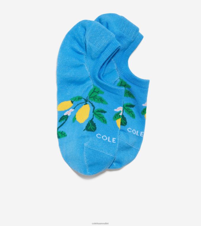 Women Blue Cole Haan Lemon Print Sneaker Liner 2R0V2522