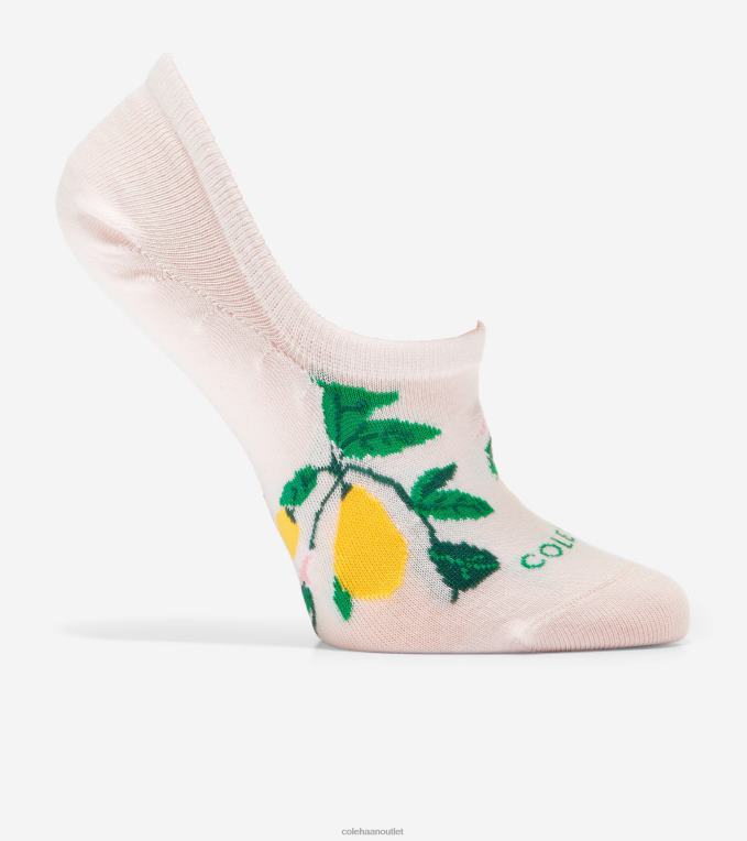 Women Light Pink Cole Haan Lemon Print Sneaker Liner 2R0V2523