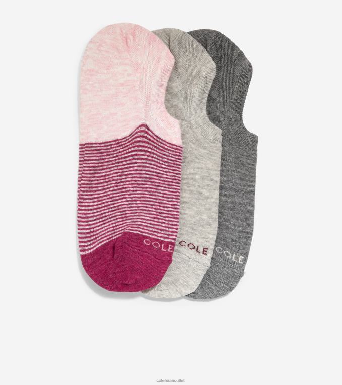 Women Rose Cole Haan 3-Pair Liner Socks 2R0V2506