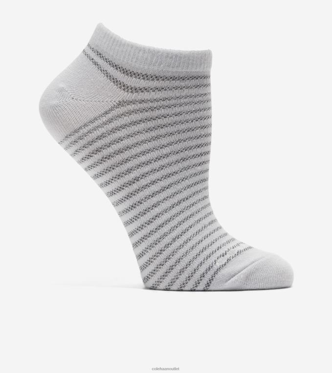 Women White Cole Haan 3-Pack Soft Low-Cut Sock 2R0V2521