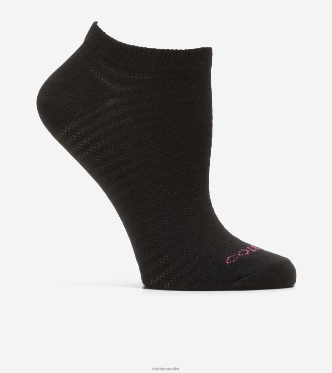 Women White Cole Haan 3-Pack Soft Low-Cut Sock 2R0V2521
