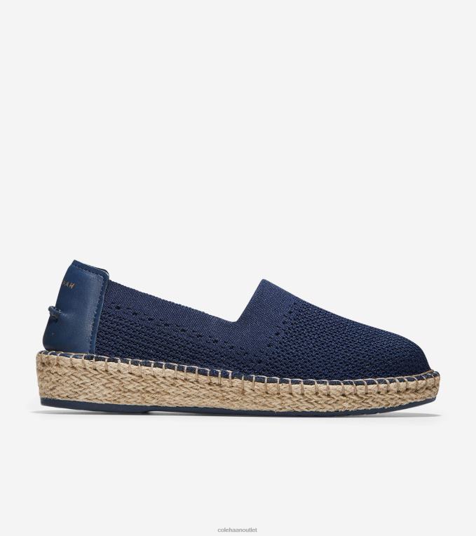 Women Marine Blue Stitchlite Cole Haan Cloudfeel Espadrille 2R0V286