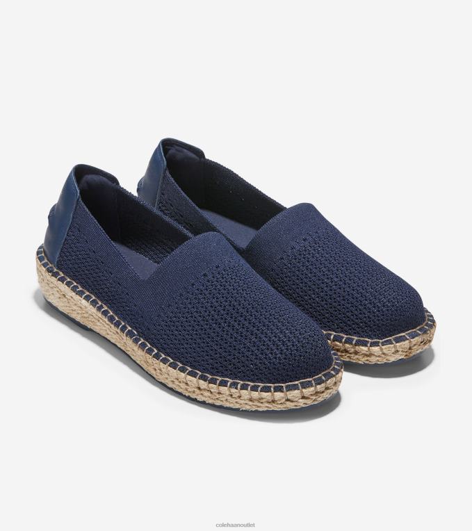 Women Marine Blue Stitchlite Cole Haan Cloudfeel Espadrille 2R0V286