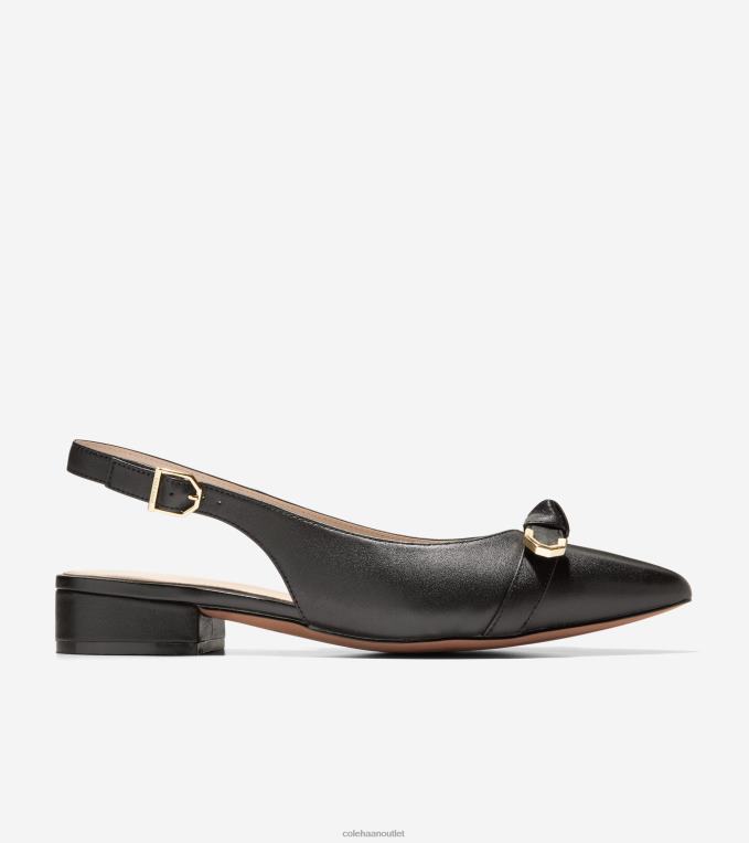 Women Black Cole Haan Menlo Skimmer Flat 2R0V2219