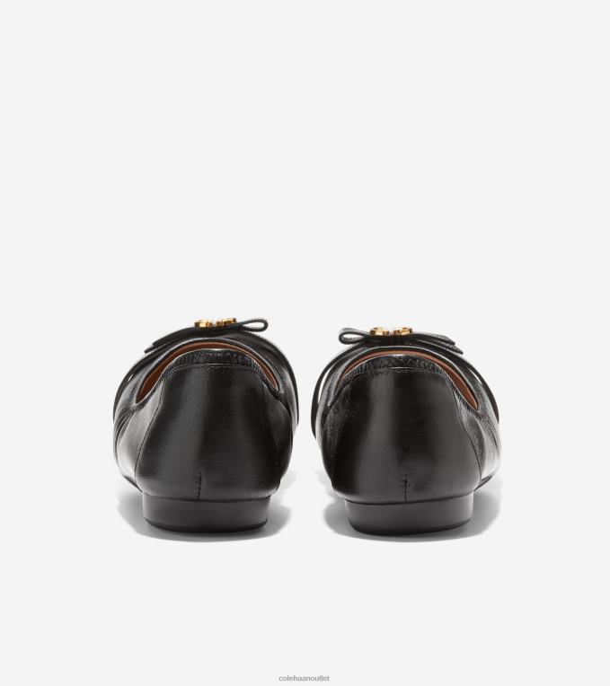 Women Black Cole Haan Tova Bow Ballet 2R0V2129