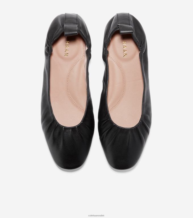 Women Black Cole Haan York Soft Ballet 2R0V2100