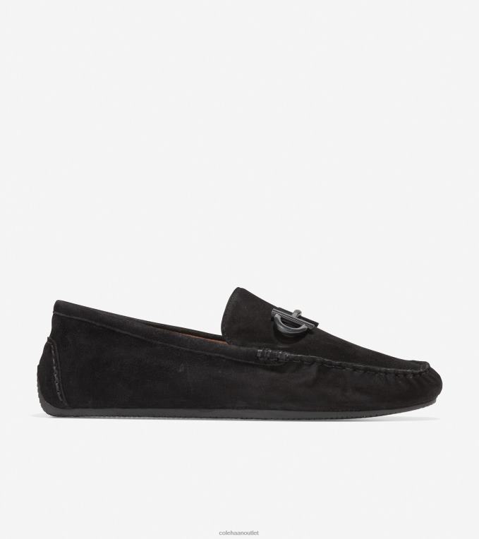 Women Black Suede Cole Haan Tully Driver 2R0V2128