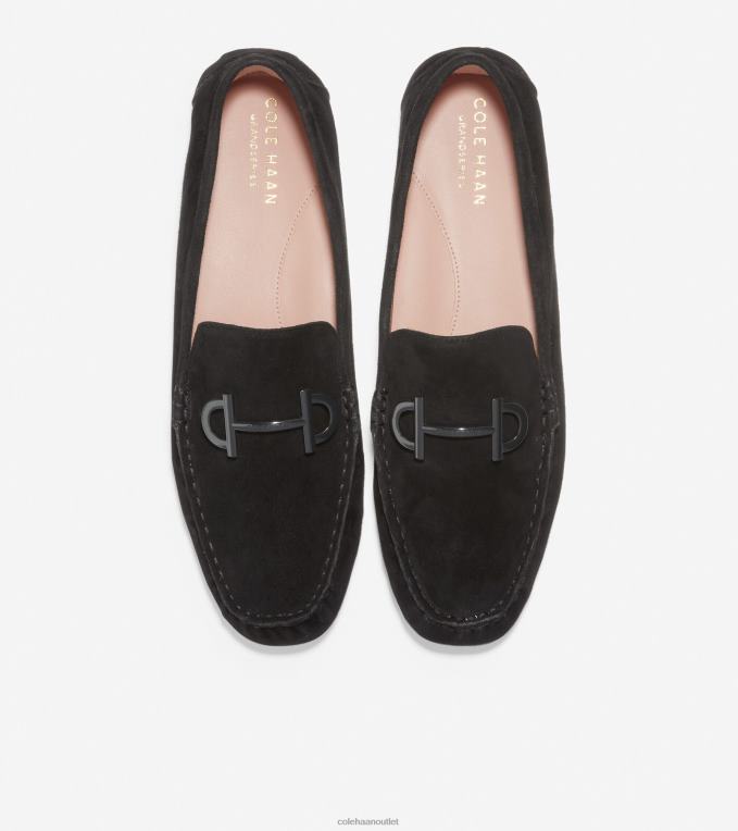 Women Black Suede Cole Haan Tully Driver 2R0V2128