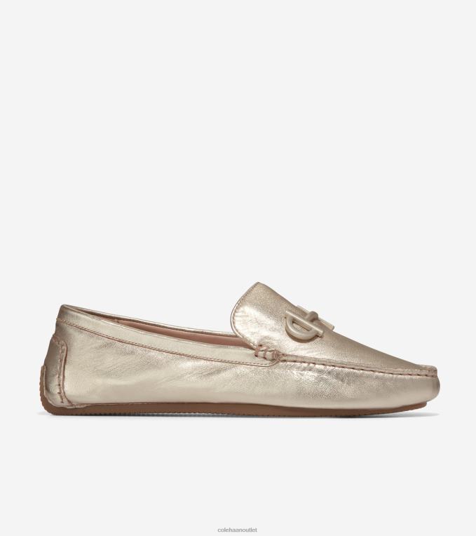 Women Gold Cole Haan Tully Driver 2R0V2127