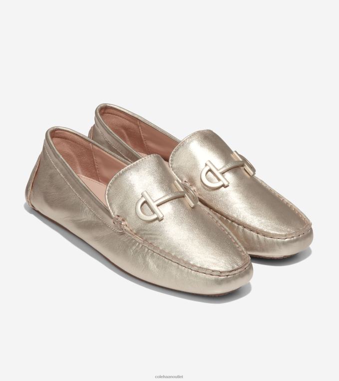 Women Gold Cole Haan Tully Driver 2R0V2127
