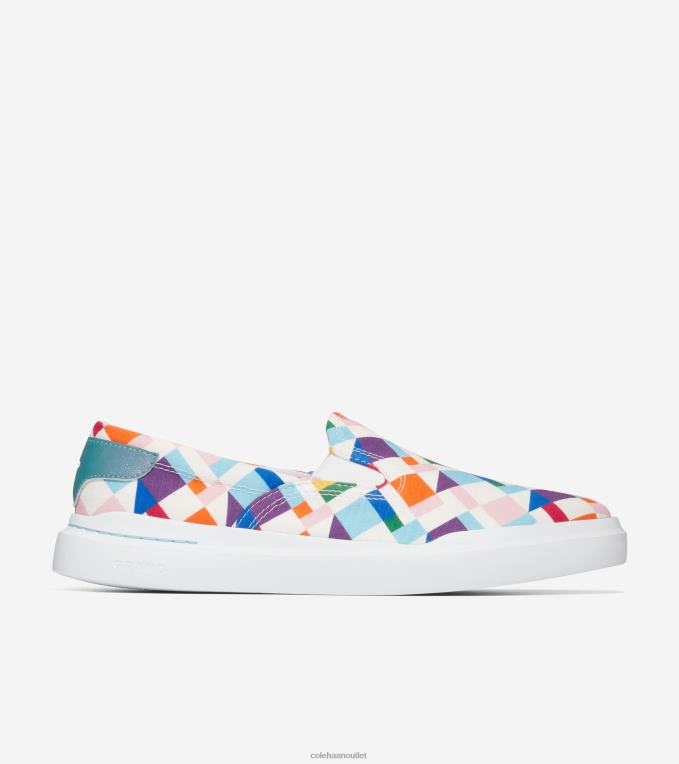 Women Pride Multicolor Cole Haan GrandPrO Rally Canvas Slip-On Sneaker 2R0V256