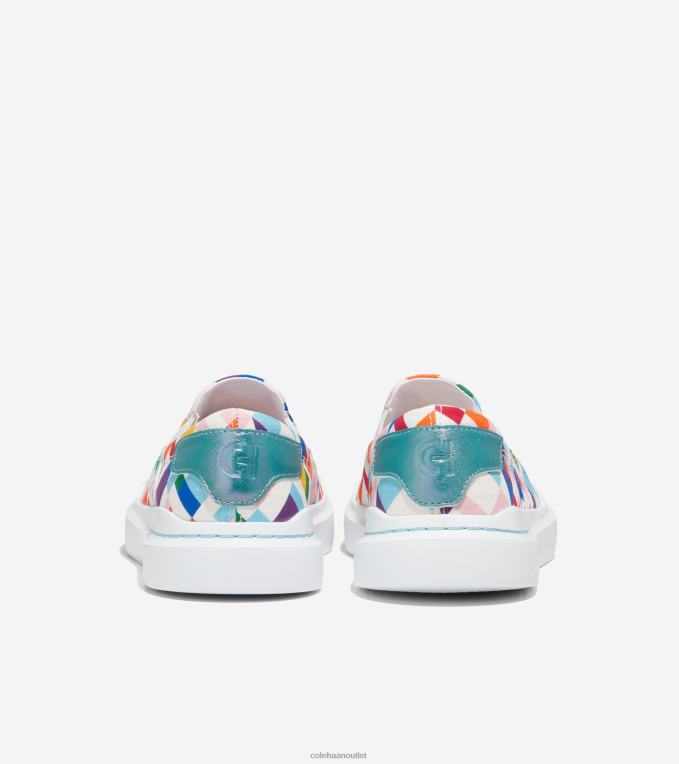 Women Pride Multicolor Cole Haan GrandPrO Rally Canvas Slip-On Sneaker 2R0V256
