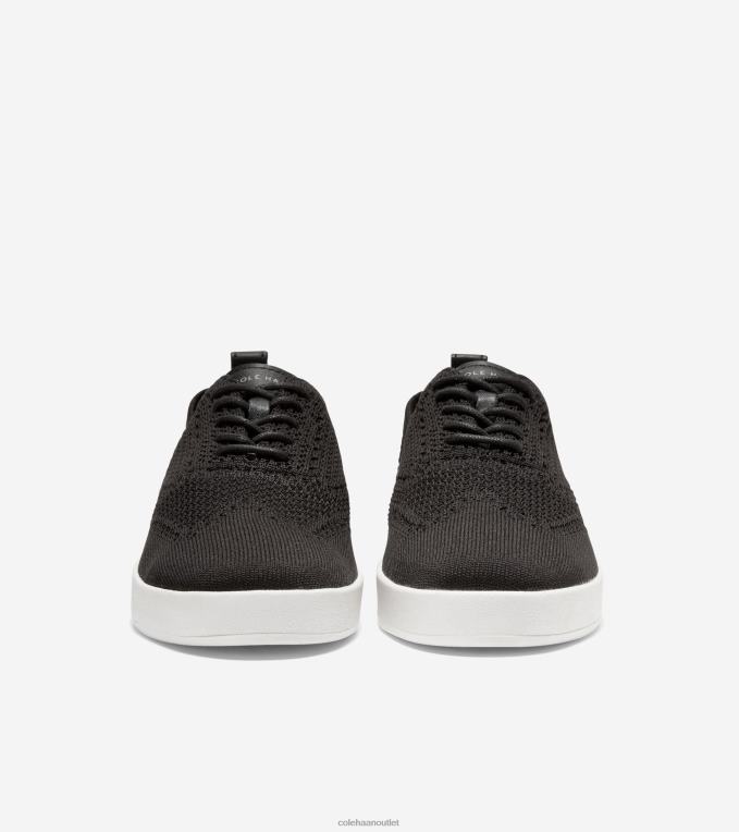 Women Black-Optic White Cole Haan GrandPrO Contender Oxford 2R0V2176