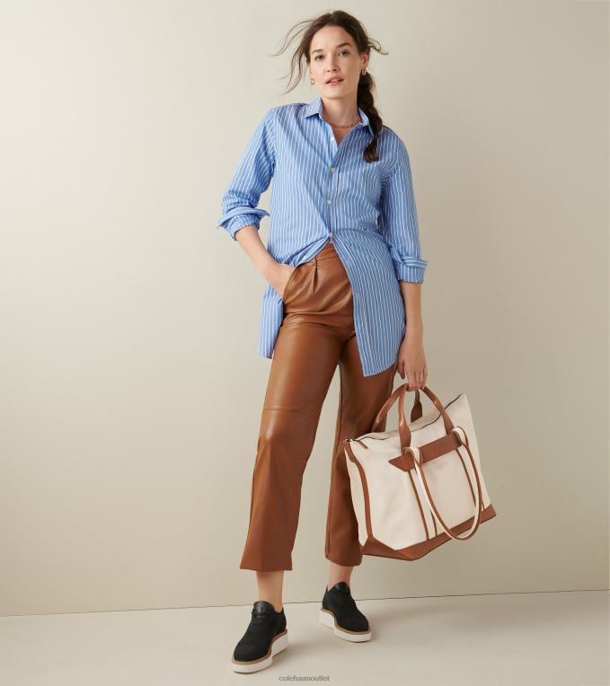 Women Black Stitchlite-Ivory Cole Haan OriginalGrand Platform Wingtip Oxford 2R0V2216