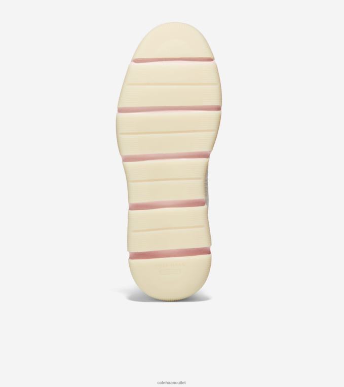 Women Ivory Knit-Silver Peony Stitchlite Cole Haan 4.ZEROGRAND Oxford 2R0V2105