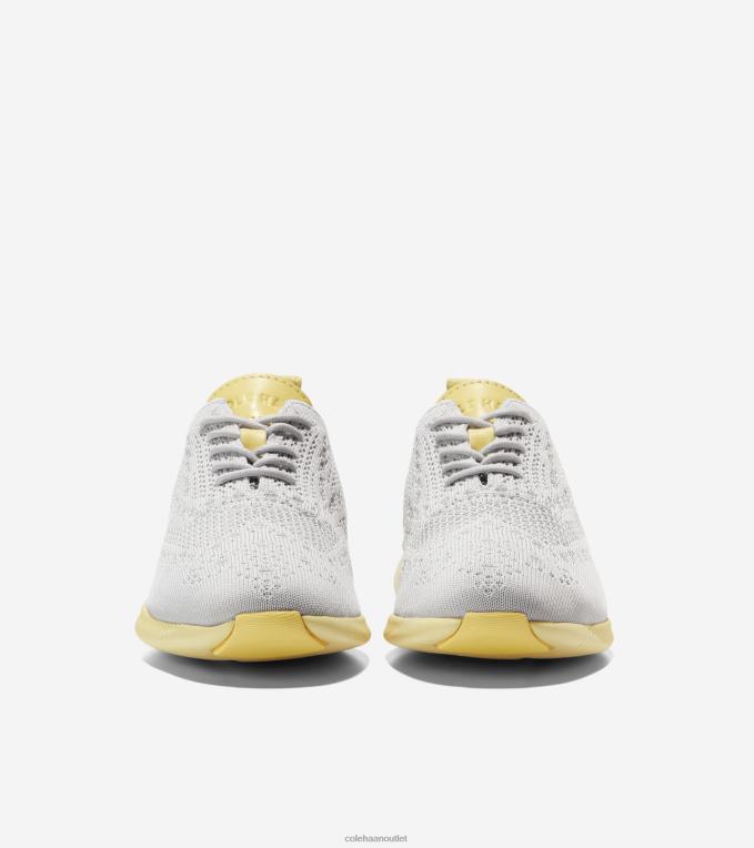 Women Microchip Stitchlite-Lemon Meringue Cole Haan 2.ZEROGRAND Wingtip Oxford 2R0V241