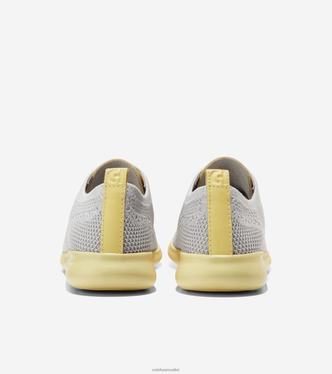 Women Microchip Stitchlite-Lemon Meringue Cole Haan 2.ZEROGRAND Wingtip Oxford 2R0V241