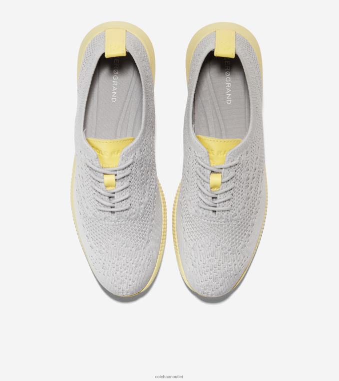 Women Microchip Stitchlite-Lemon Meringue Cole Haan 2.ZEROGRAND Wingtip Oxford 2R0V241