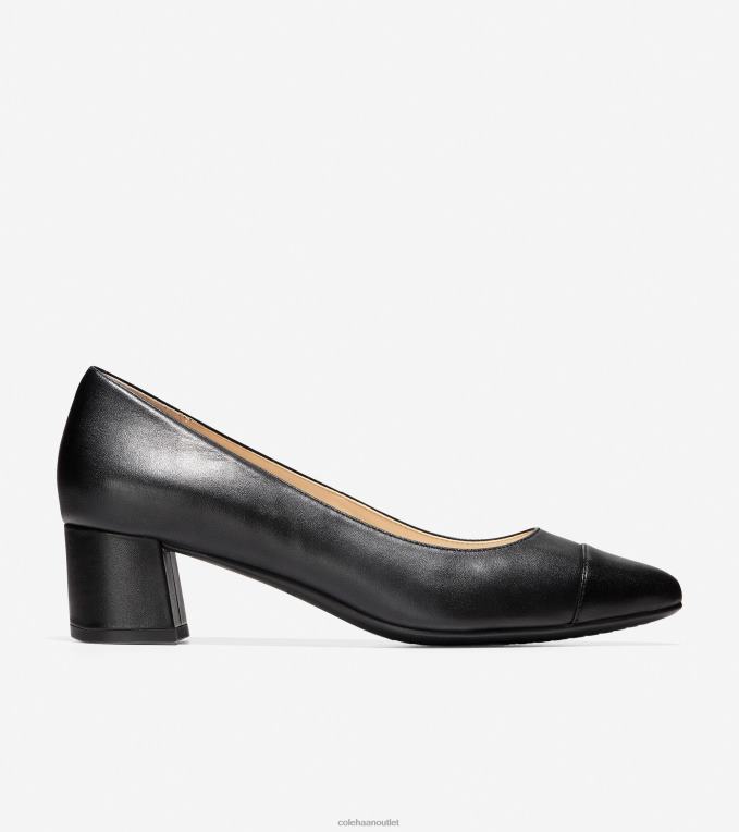 Women Black Cole Haan Go-To Block Heel Pump 2R0V2230