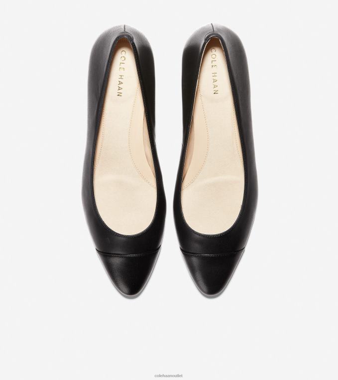 Women Black Cole Haan Go-To Block Heel Pump 2R0V2230