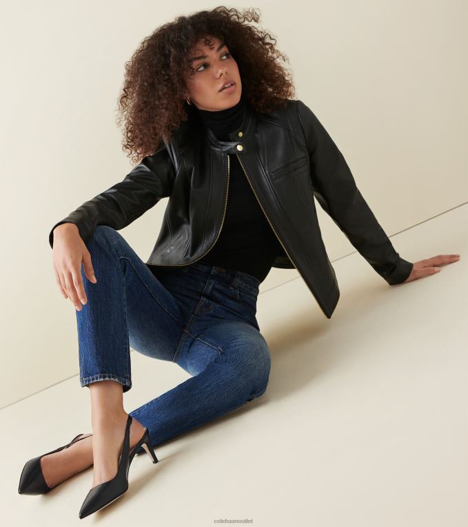 Women Black Cole Haan Vandam Sling Back Pump 2R0V2152