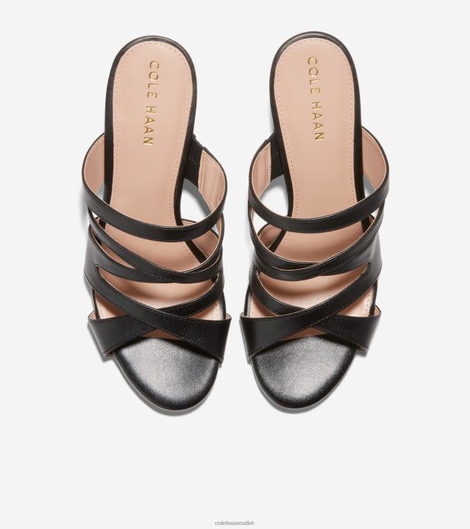 Women Black Cole Haan Alyse Sandal 65MM 2R0V2112