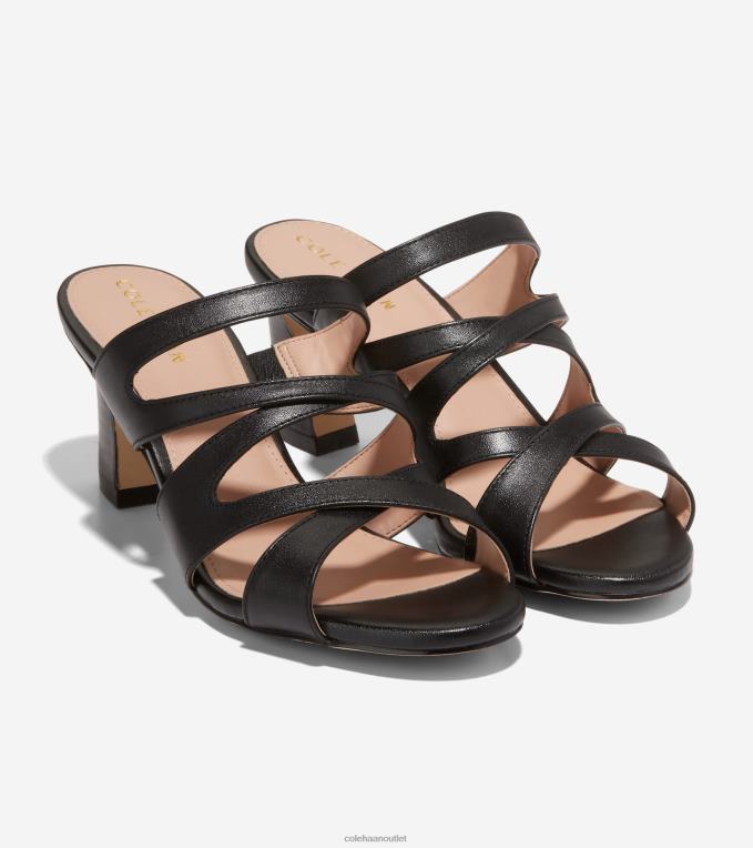 Women Black Cole Haan Alyse Sandal 65MM 2R0V2112