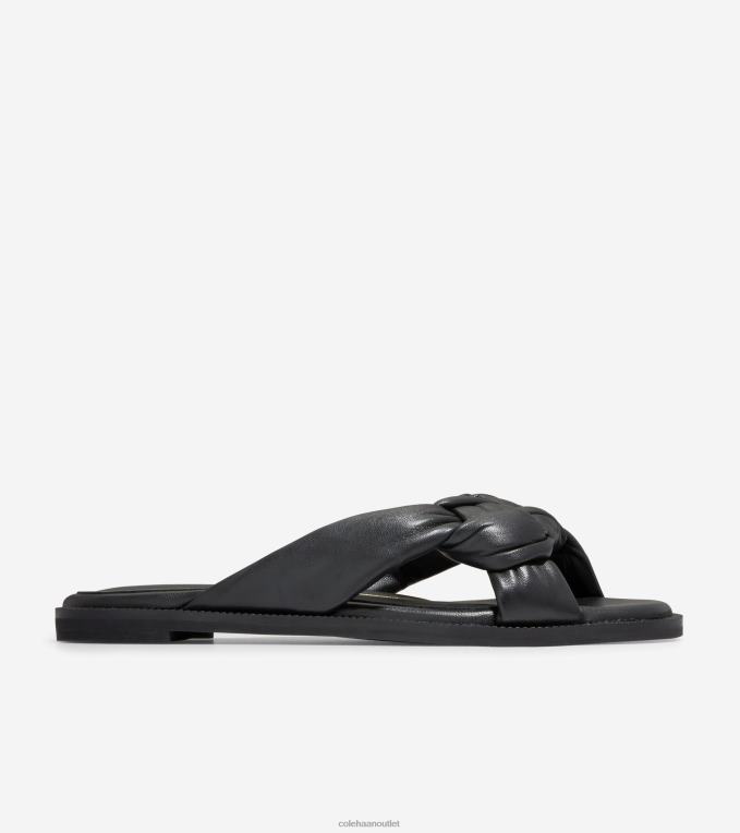Women Black Cole Haan Anica Lux Slip-On Sandal 2R0V2193