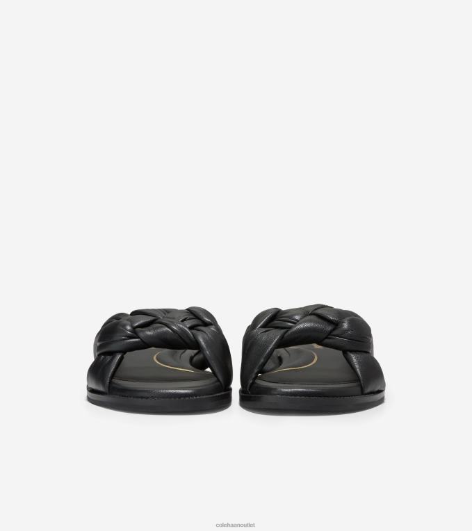 Women Black Cole Haan Anica Lux Slip-On Sandal 2R0V2193