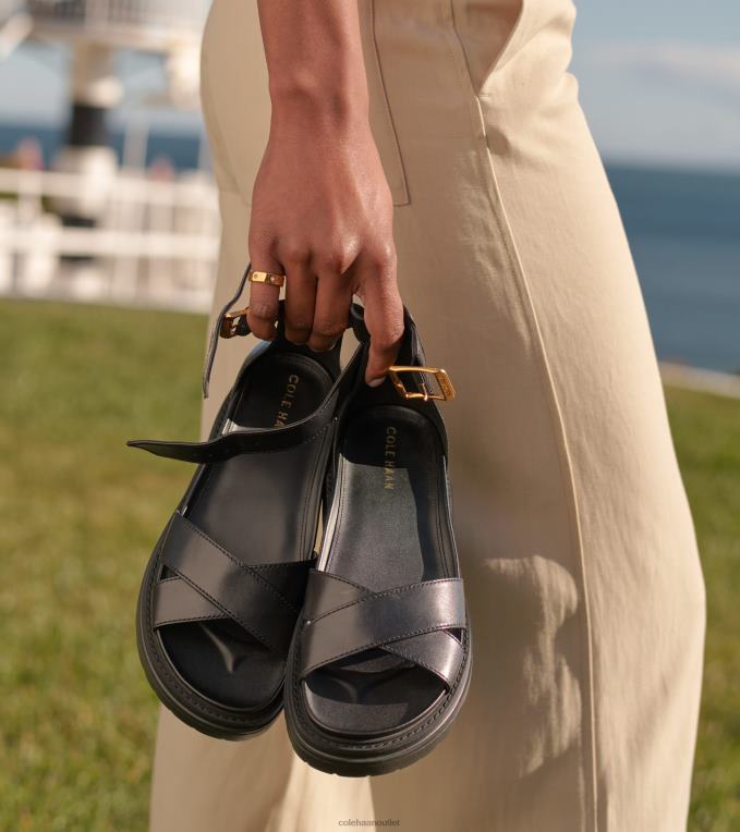 Women Black Cole Haan Fraya Sandal 2R0V25