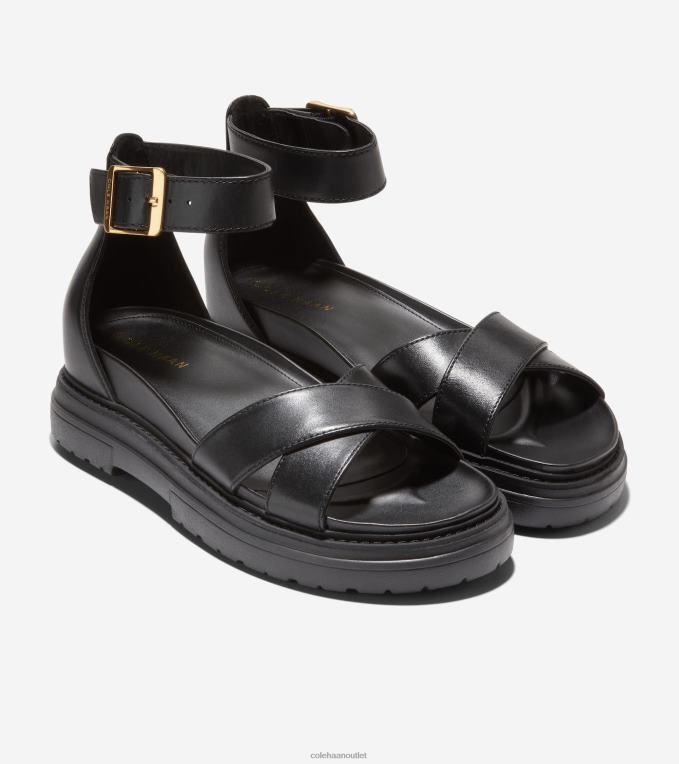 Women Black Cole Haan Fraya Sandal 2R0V25