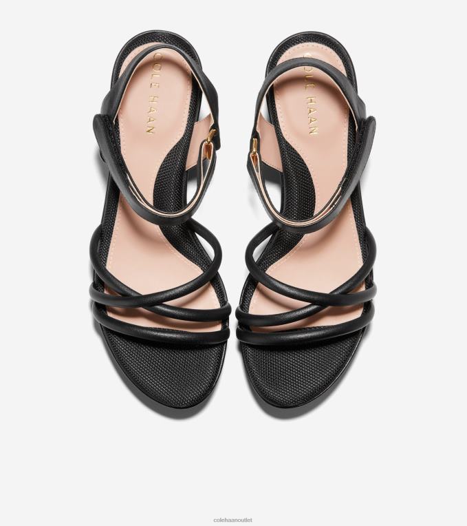 Women Black Cole Haan Grand Ambition Addison Flatform Wedge 2R0V2115