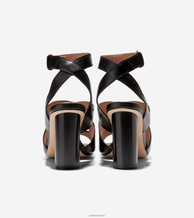 Women Black Cole Haan Reina City Sandal 2R0V2174