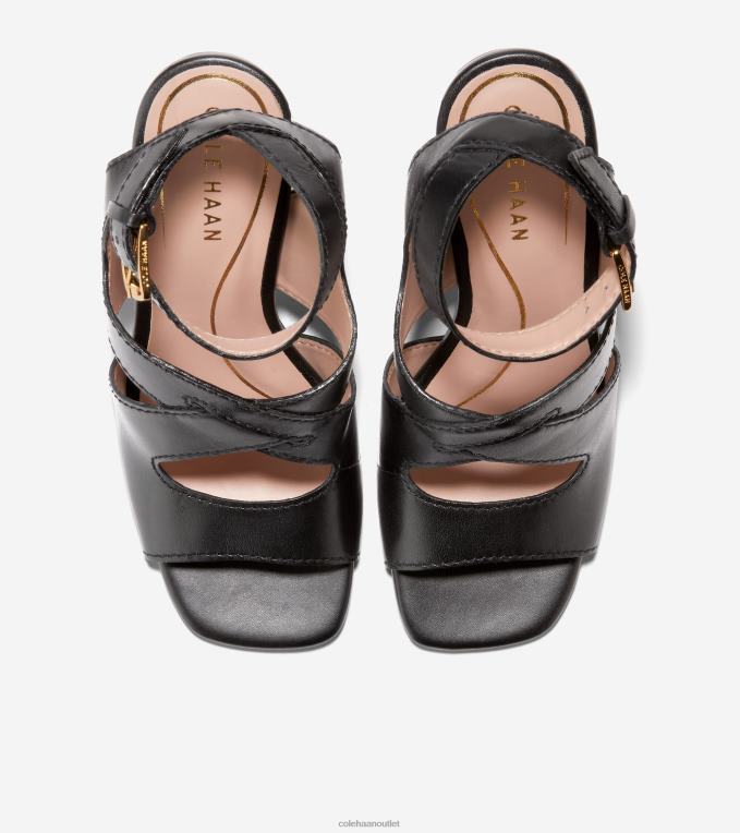 Women Black Cole Haan Reina City Sandal 2R0V2174