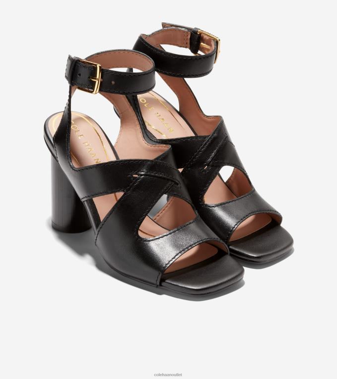 Women Black Cole Haan Reina City Sandal 2R0V2174