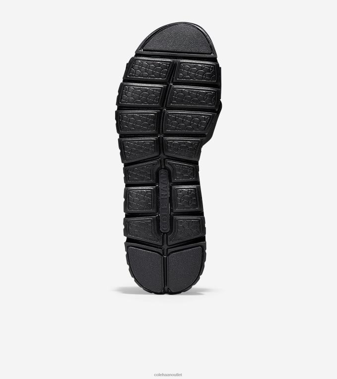 Women Black Leather Cole Haan ZEROGRAND Crisscross Sandal 2R0V284