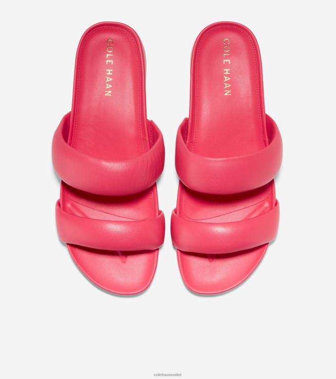 Women Geranium Cole Haan Mojave Double Band Slide Sandal 2R0V2109