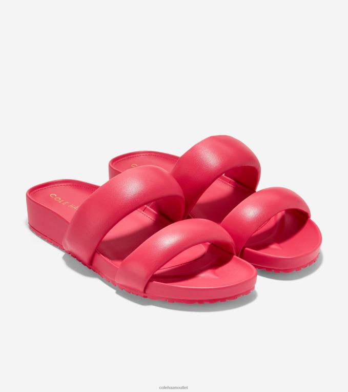 Women Geranium Cole Haan Mojave Double Band Slide Sandal 2R0V2109