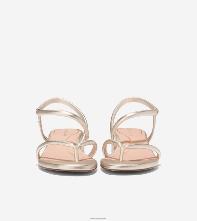 Women Gold Cole Haan Calli Thong Sandal 2R0V27