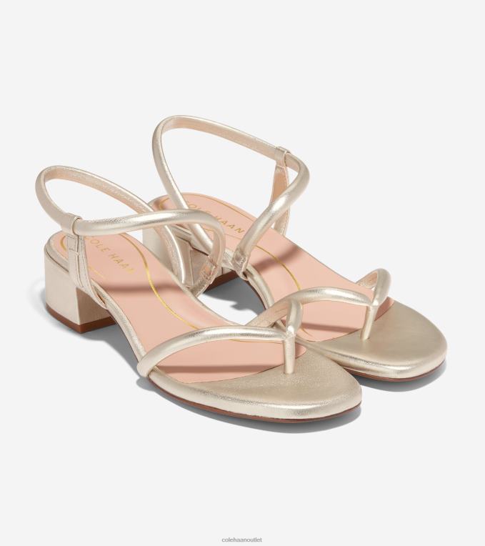 Women Gold Cole Haan Calli Thong Sandal 2R0V27