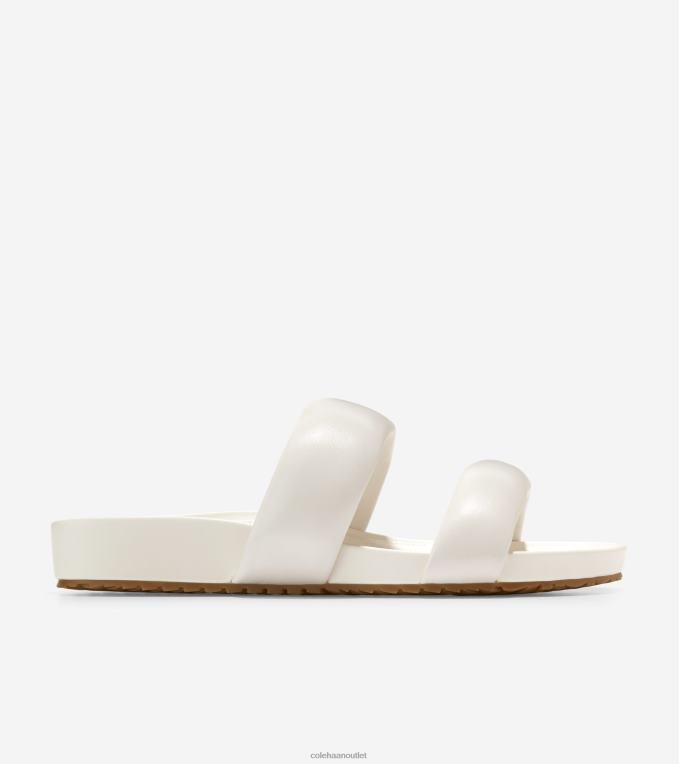 Women Ivory Cole Haan Mojave Double Band Slide Sandal 2R0V2111