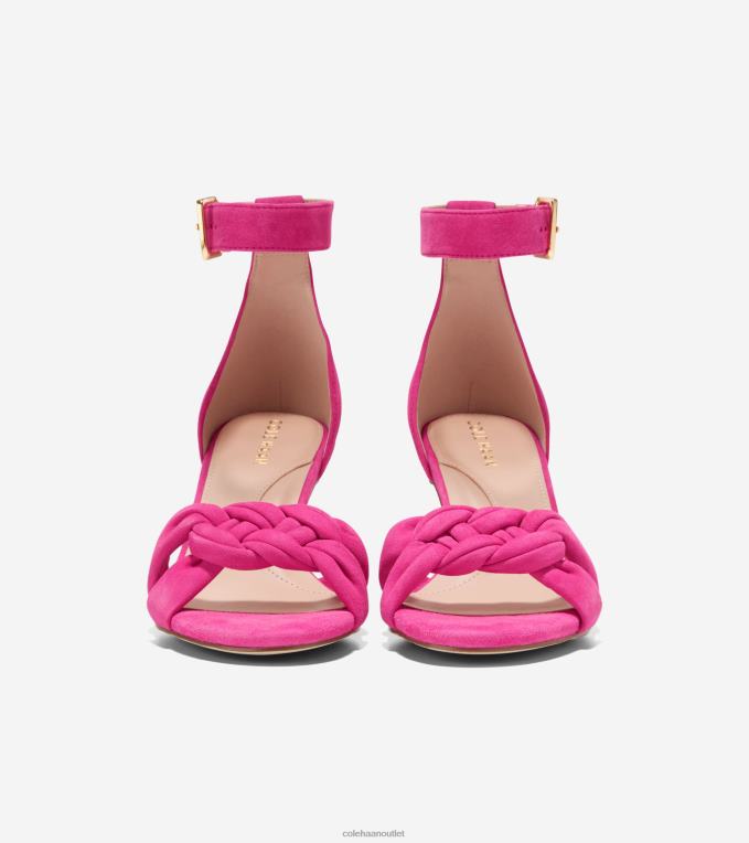 Women Pink Yarrow Suede Cole Haan Adella Braided Sandal 2R0V2183