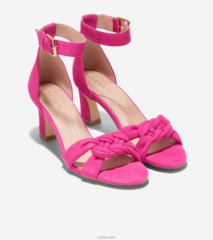 Women Pink Yarrow Suede Cole Haan Adella Braided Sandal 2R0V2183