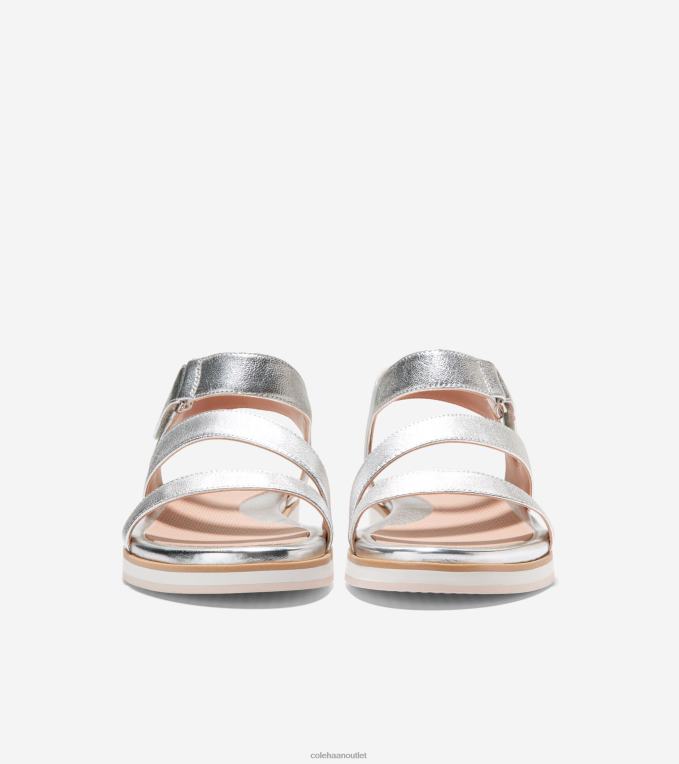 Women Silver Cole Haan Mirabelle Sandal 2R0V2108
