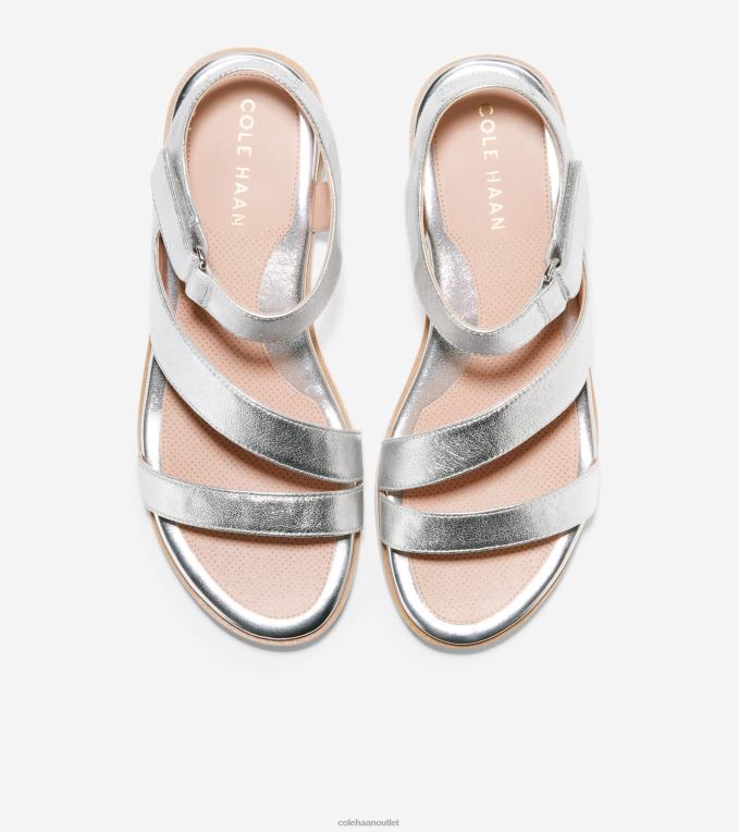 Women Silver Cole Haan Mirabelle Sandal 2R0V2108