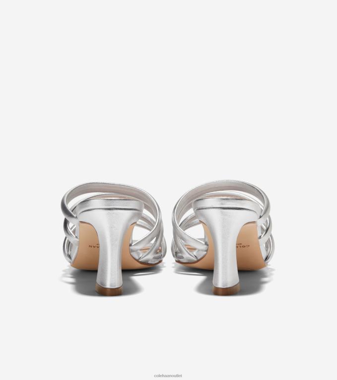 Women Silver Metallic Cole Haan Adella Sandal 2R0V2143